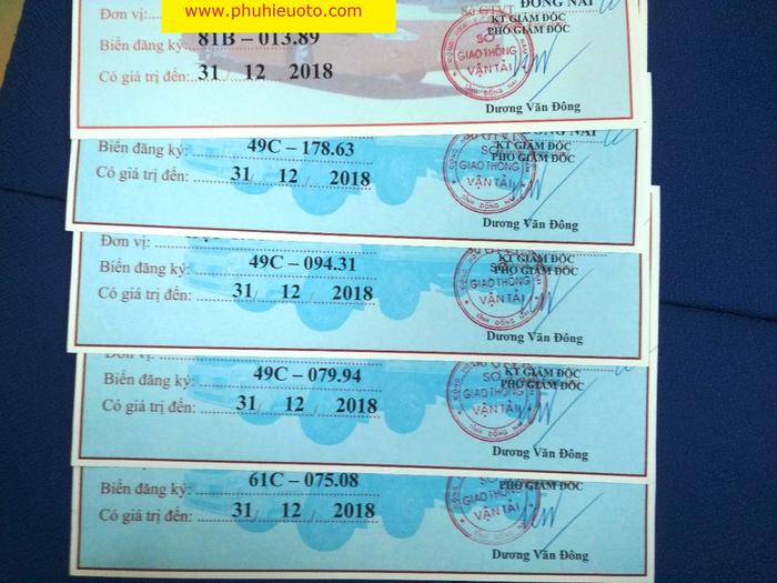 Dịch vụ làm phù hiệu xe tải toàn quốc