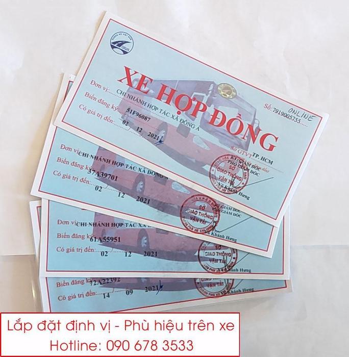 Dịch vụ làm phù hiệu xe hợp đồng toàn quốc giá rẻ