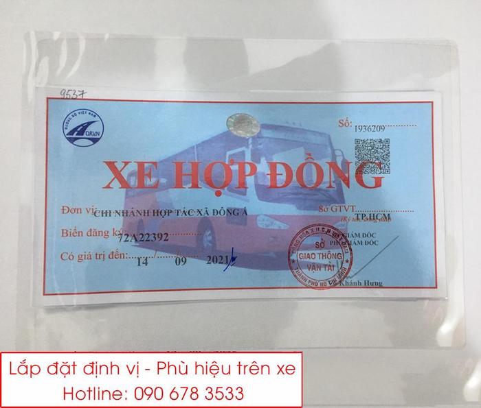 Dịch vụ làm phù hiệu xe hợp đồng toàn quốc nhanh chóng, giá rẻ