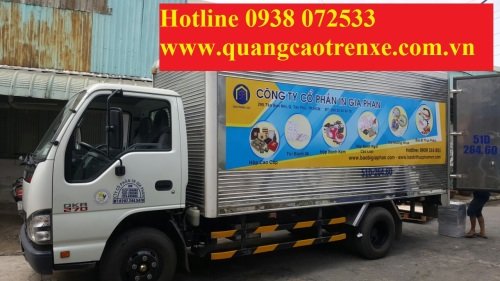 Dán quảng cáo trên xe tải Đẹp Nhất Việt Nam
