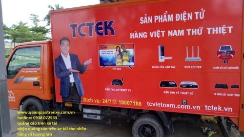 Quảng cáo trên xe tải tại Hồ Chí Minh 2019 mới nhất
