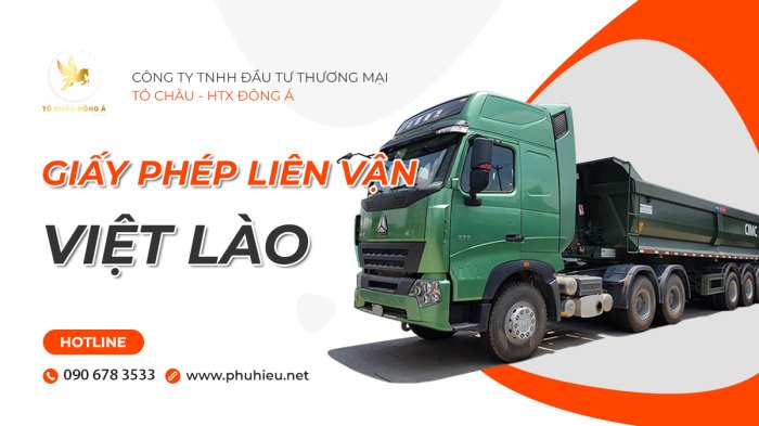 Giấy phép liên vận Việt - Lào 