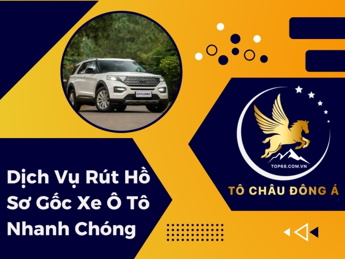 Rút hồ sơ gốc xe ô tô SIÊU NHANH tại Đà Nẵng
