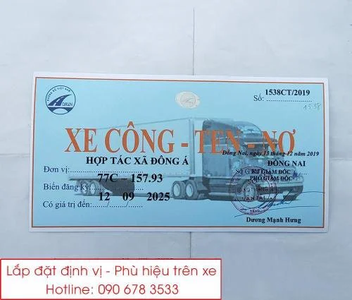 Dịch vụ làm phù hiệu xe ô tô chất lượng, nhanh chóng tại Thanh Hóa