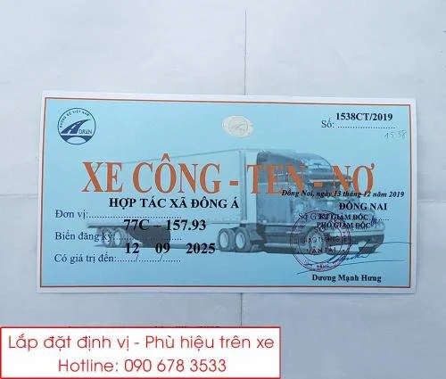 Dịch vụ làm phù hiệu xe ô tô tại Lạng Sơn uy tín, nhanh chóng